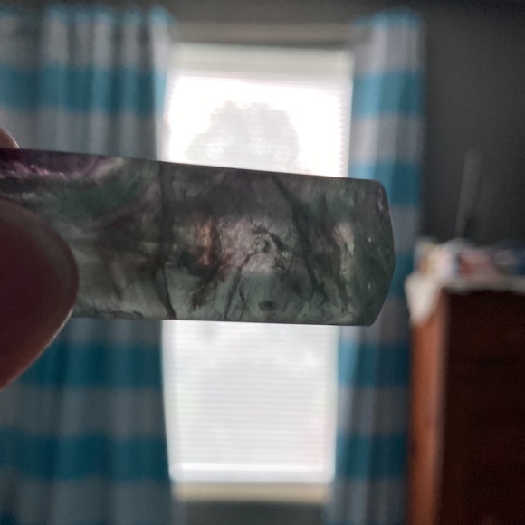 Fluorite crystal tower. Purple and green in color. - Picture 3 of 4